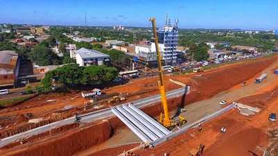 Multiviaducto de Ciudad del Este: Concluyó el montaje de las vigas de hormigón