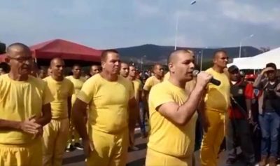 Video: Momento en que presos comunes son liberados y armados para apoyar al régimen de Maduro