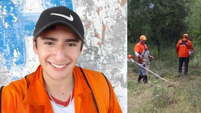 Joven humilde de San Patricio sufrió accidente laboral, está en terapia y sus amigos piden colaboración para ayudarlo