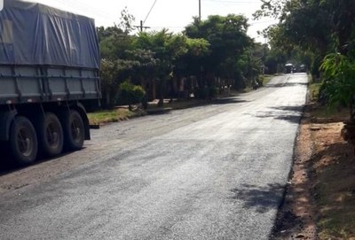 Ruta del progreso; tramo de 5,2 kilómetros ya está asfaltado