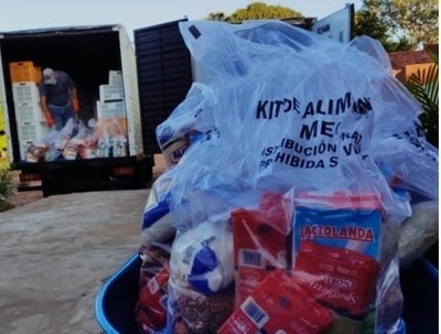 Entrega de kits de alimentos sigue hoy en 24 escuelas y colegios de Asunción. Conozca los lugares
