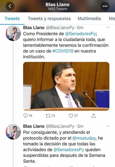 Confirman caso de coronavirus en el Senado y todas las actividades quedan suspendidas