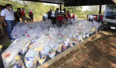 Entregan kits de alimentos a once mil estudiantes en Cordillera