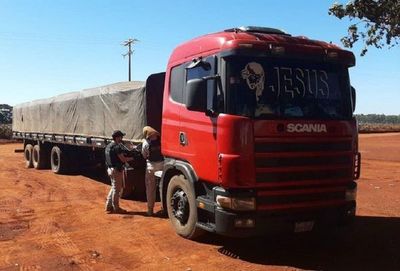 Senad intercepta un convoy narco que trasladaba marihuana en Colonia Mbaracayú