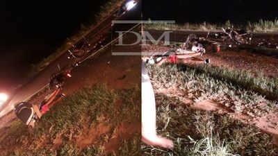 Dos sanjuaninos fallecieron en colisión frontal sobre la ruta PY01
