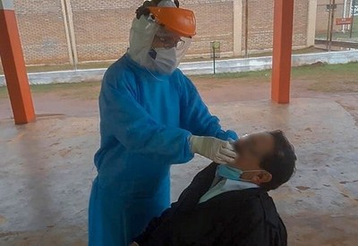 Covid-19: Realizan testeos aleatorios en la Penitenciaria Regional de Misiones
